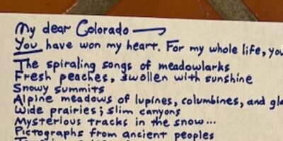 My Dear Colorado Poem