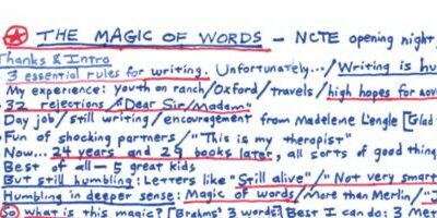 The Magic of Words speech – NCTE – 2014