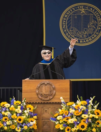 T.A. Barron gives the commencement address to the class of 2017 at University of California Santa Barbara